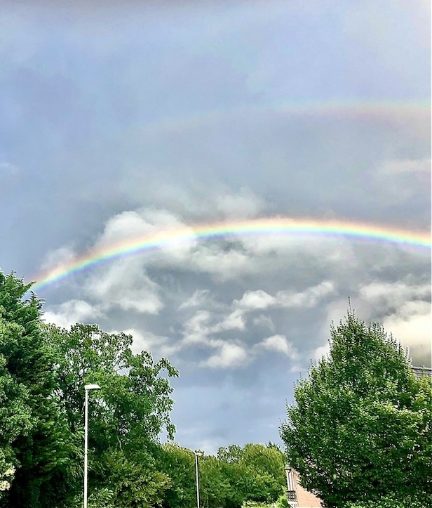 Double rainbow image